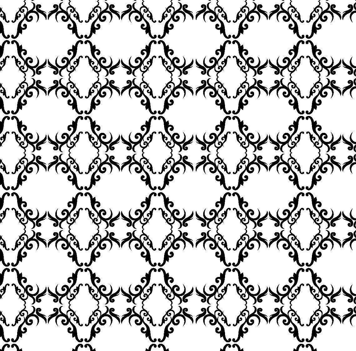 European background of black and white pattern vector Free Vector