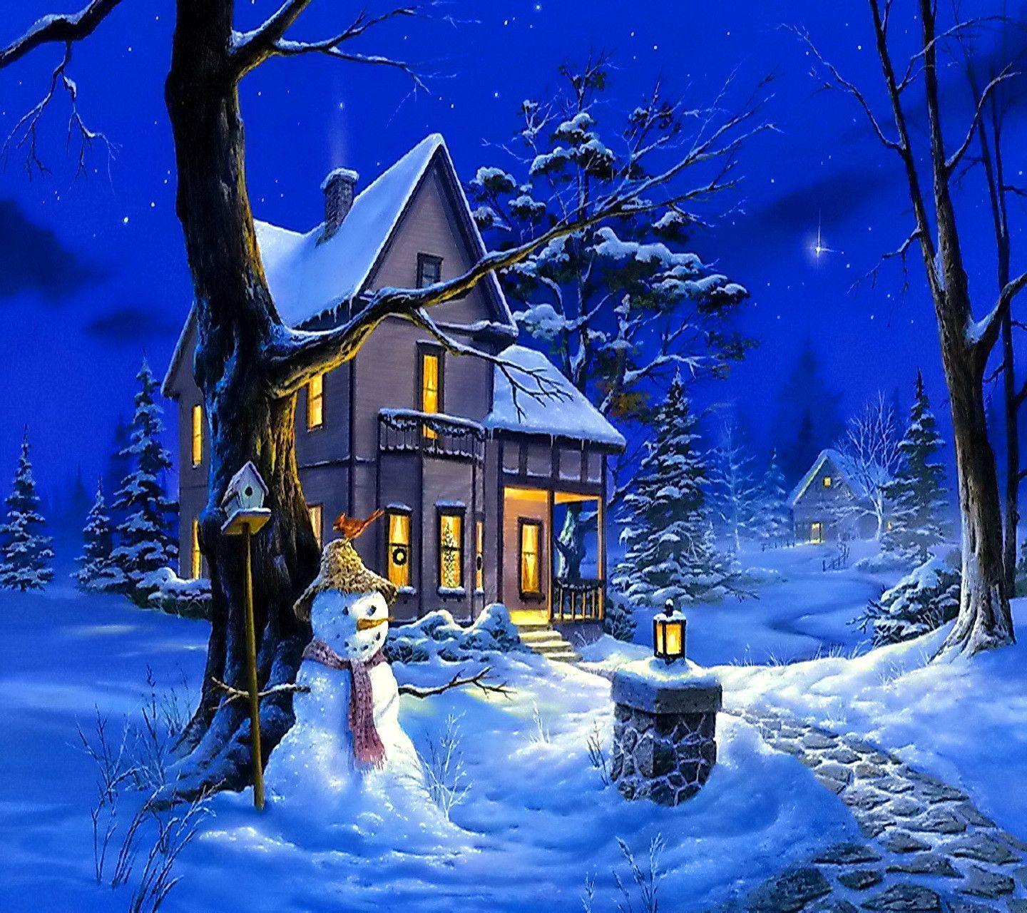 Christmas Night Wallpaper 1920X1080 Find images of christmas night