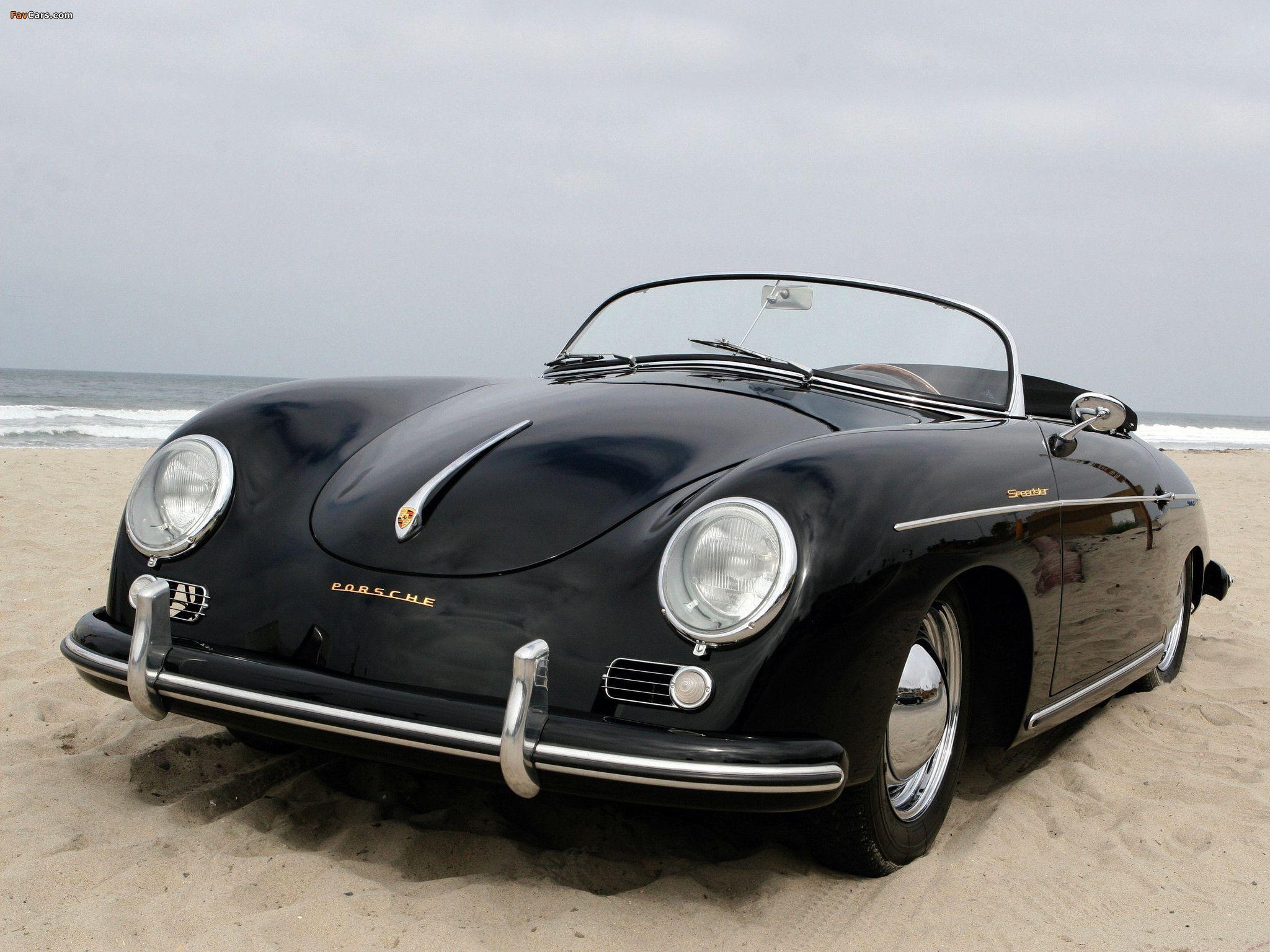 Porsche 356 A: elegant in color photo