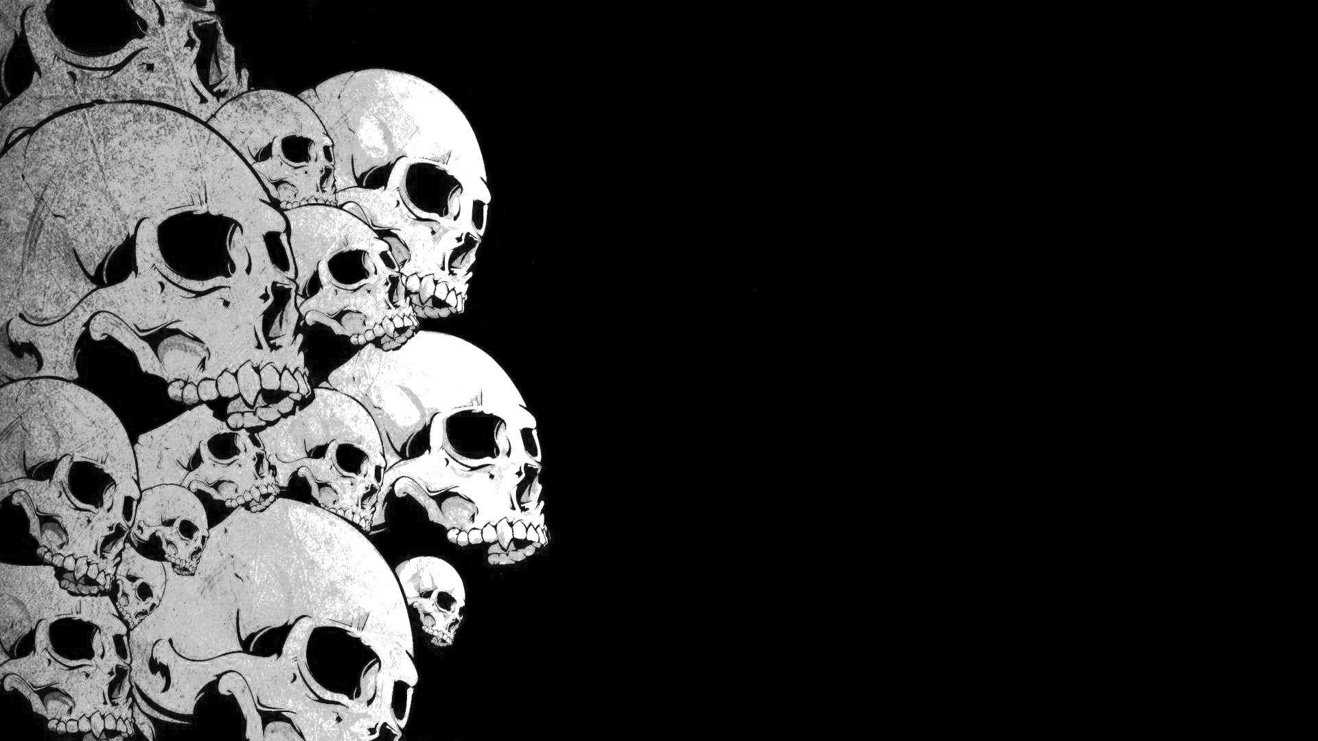 Black Skull Wallpaper 18117 Wallpaper: 1920x1080