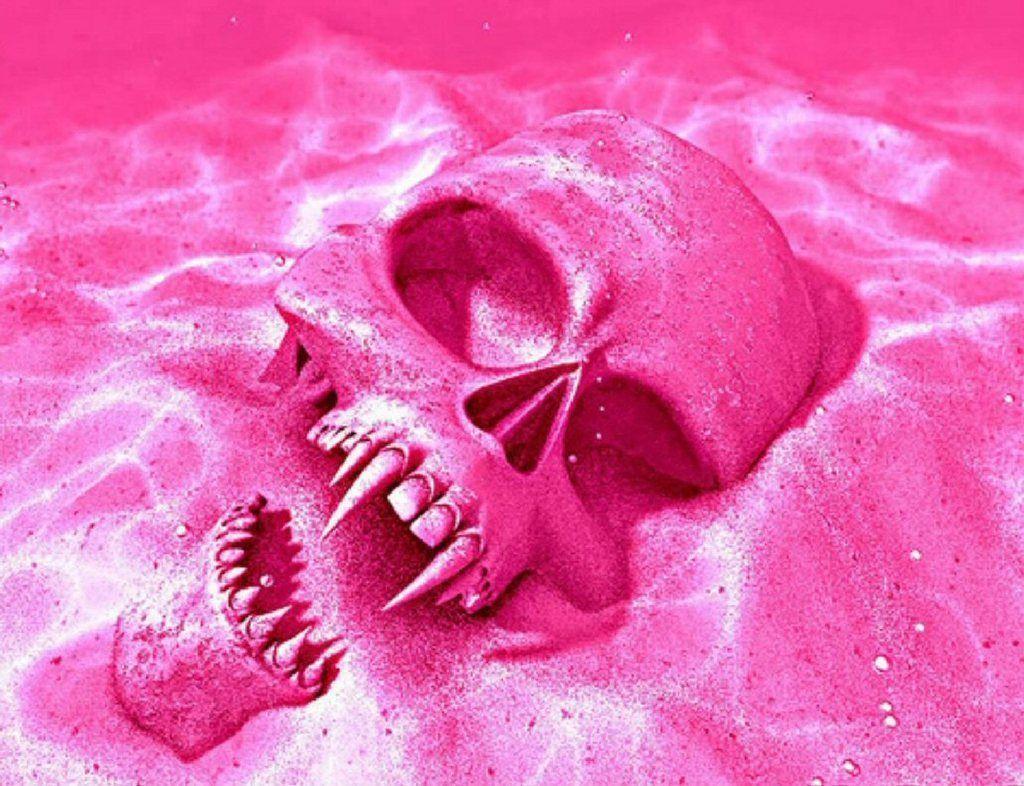 Wallpaper For > Pink Skull Wallpaper For Desktop