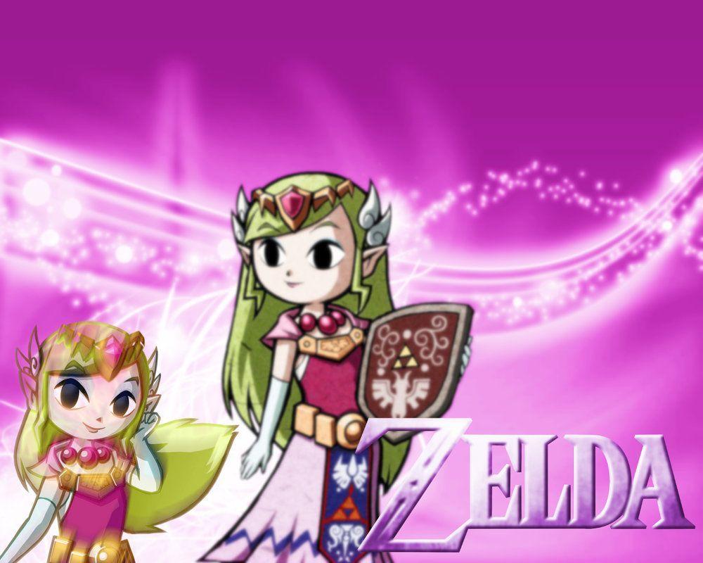 The Super Toon Zelda Wallpaper