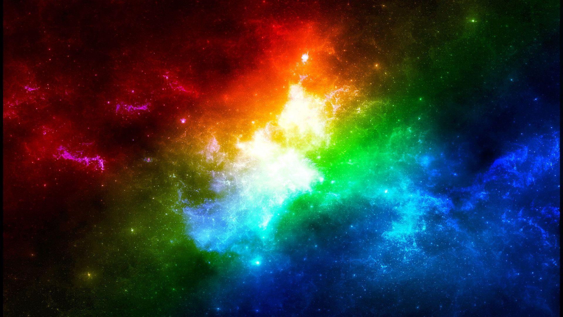 Rainbow Nebula HDTV 1080p wallpaperDedicated to High