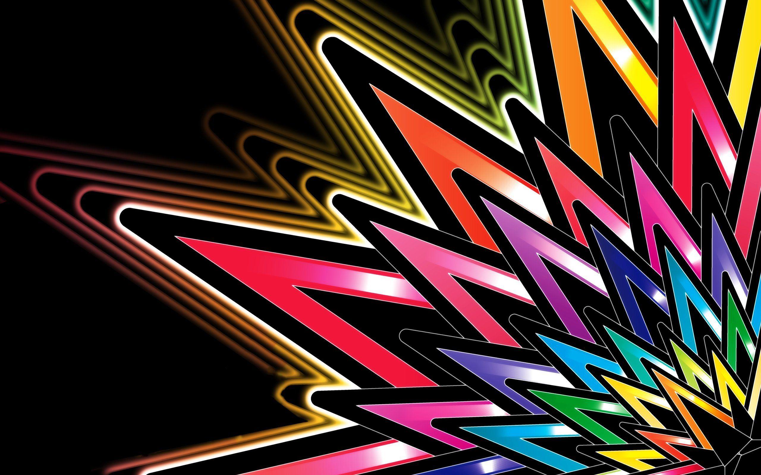 Wallpaper For > Bright Colorful Abstract Background