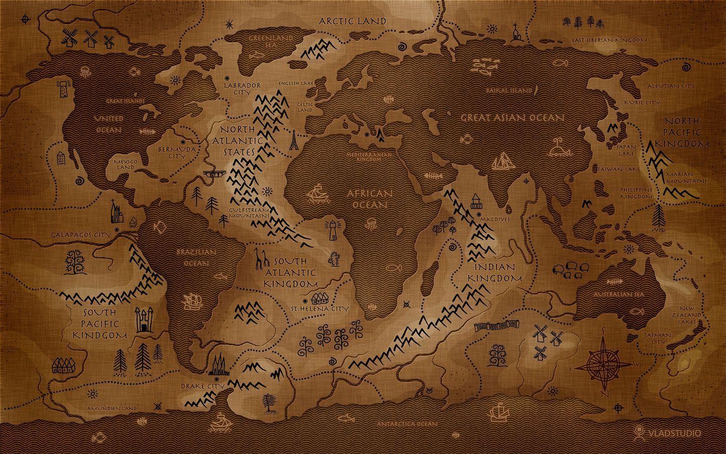 World map wallpaper and image, picture, photo