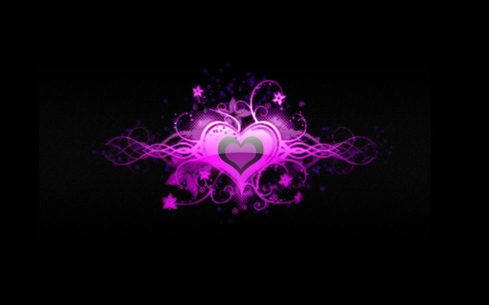 Lovely Cool Pink Heart Wallpaper HD Desktop Wallpaper