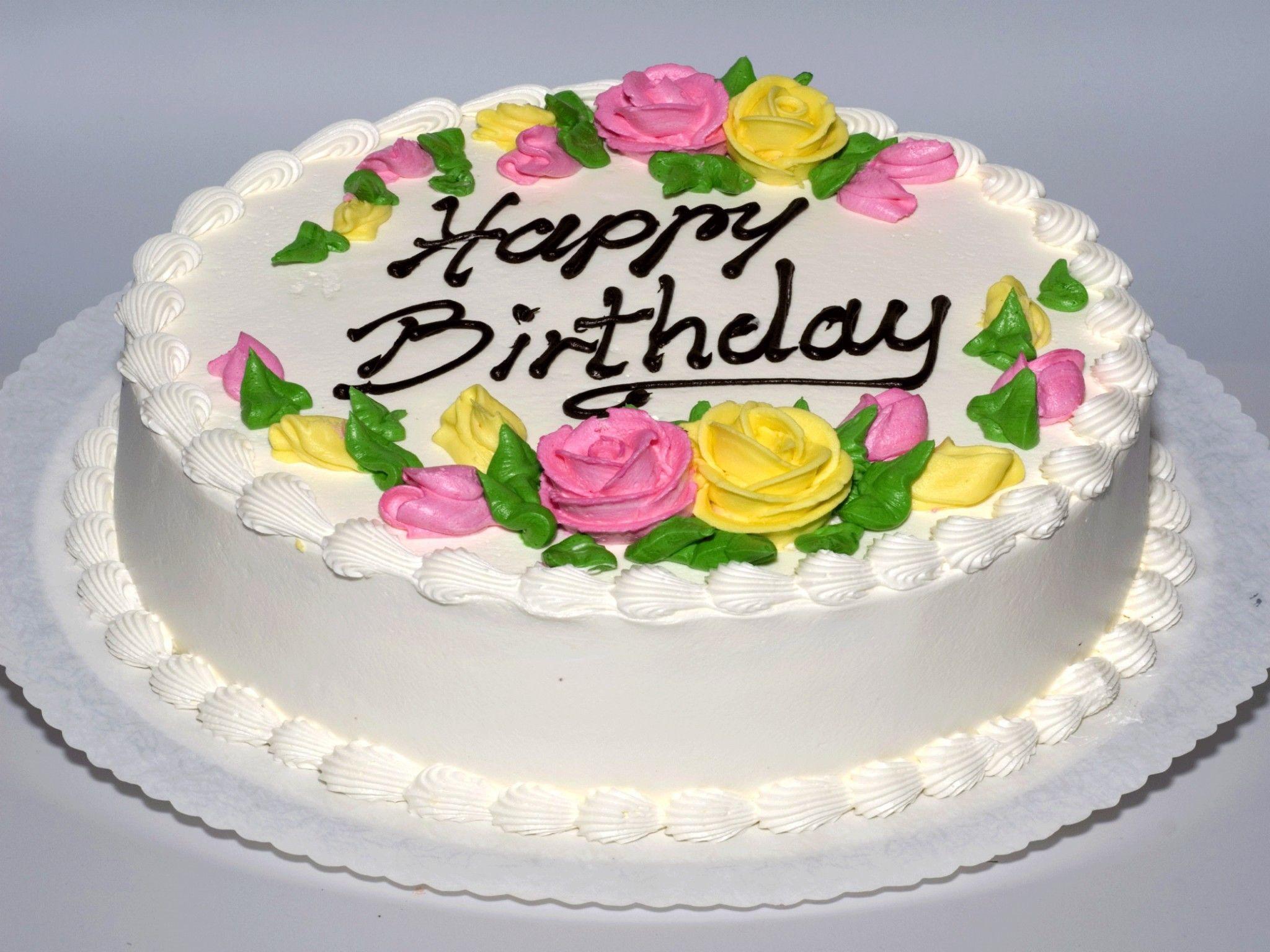 Happy Birthday Frute Cake Hd Wallpaper