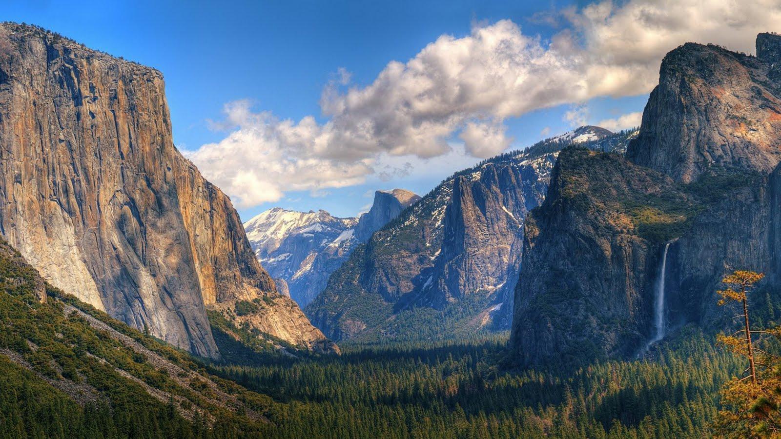 Free Wallpaper for Deskx1080 HDTV 1080p: Yosemite Valley