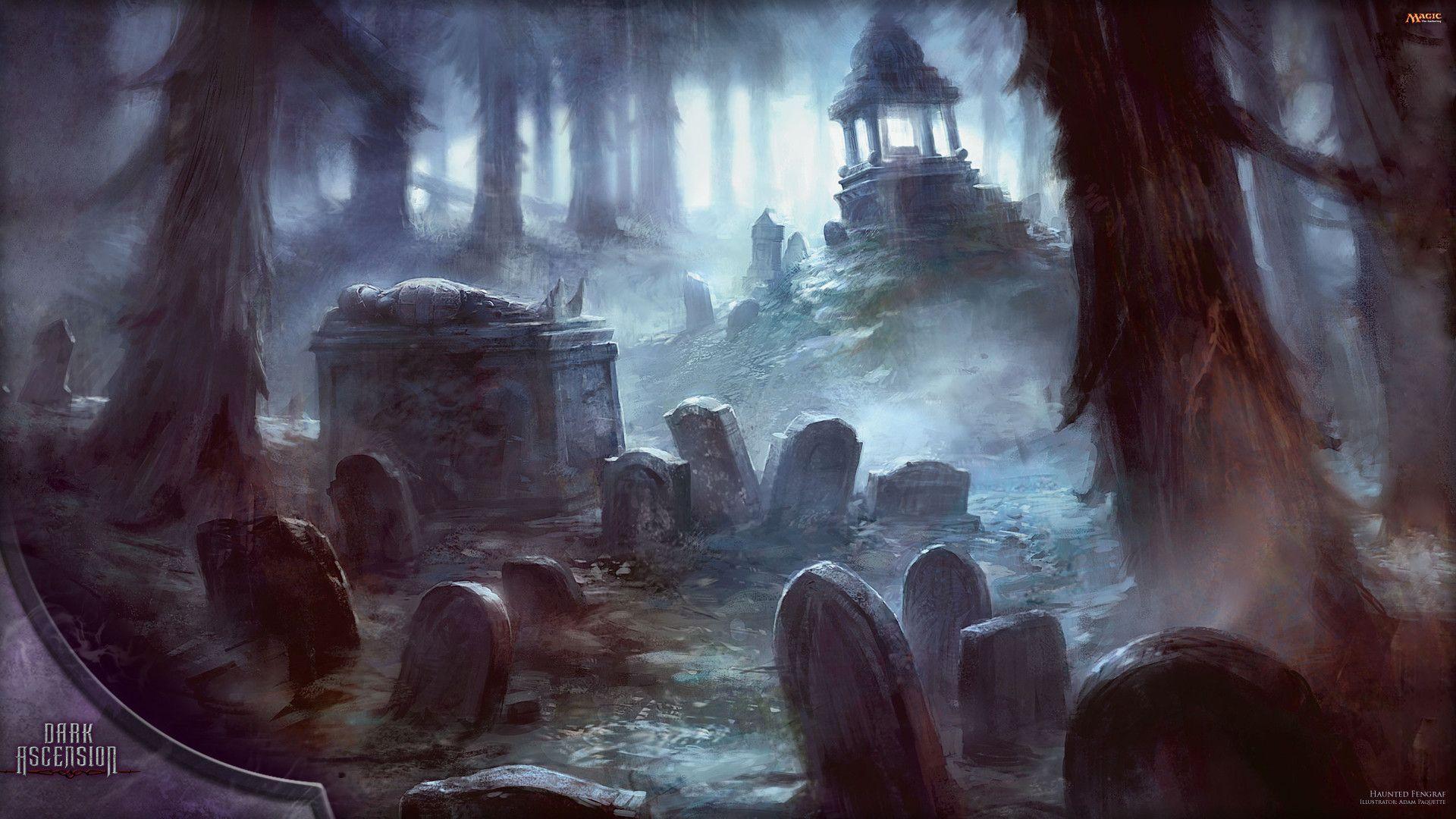 Wallpaper of the Week: Haunted Fengraf, Daily MTG, Magic