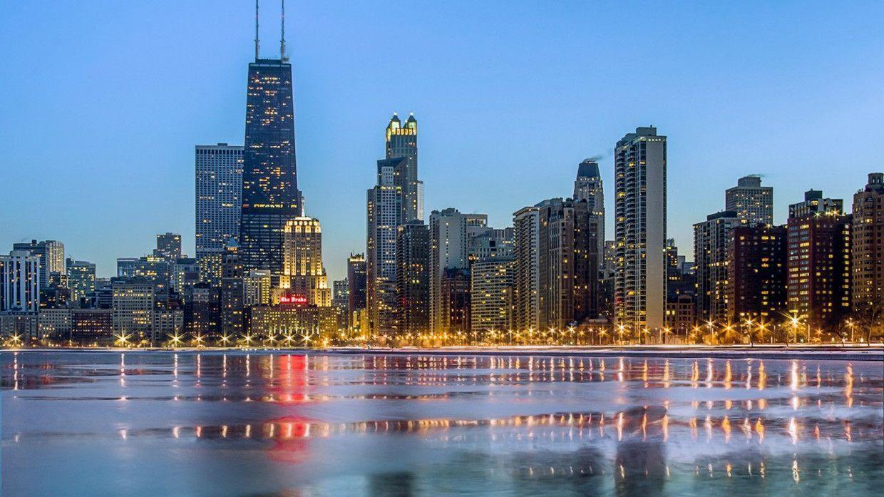 Chicago City Lights Wallpaper