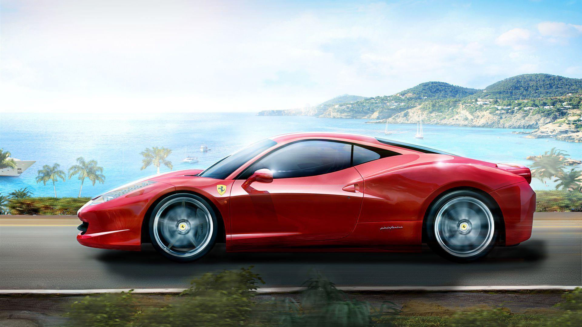 Red Sports Car Wallpaper