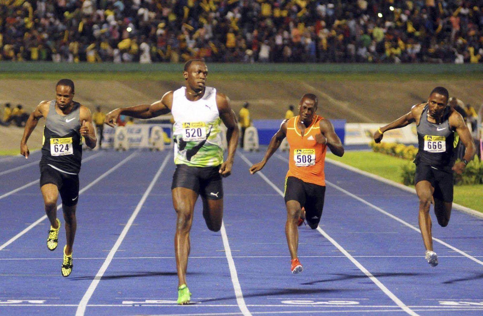 image For > Usain Bolt Running Wallpaper