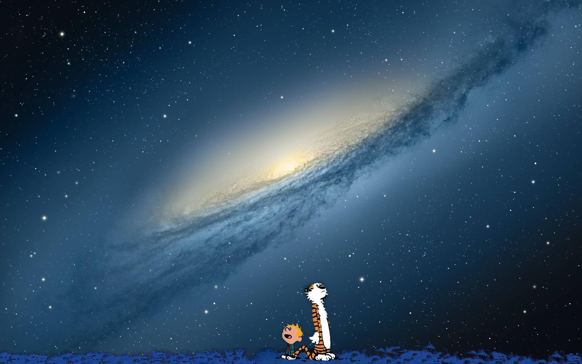 Calvin & Hobbes wallpaper optimized for 1920x1080