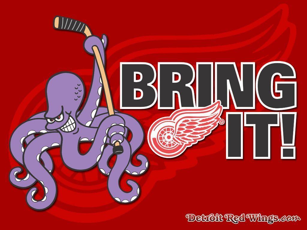 Bring It!&; off your playoff spirit! Red Wings