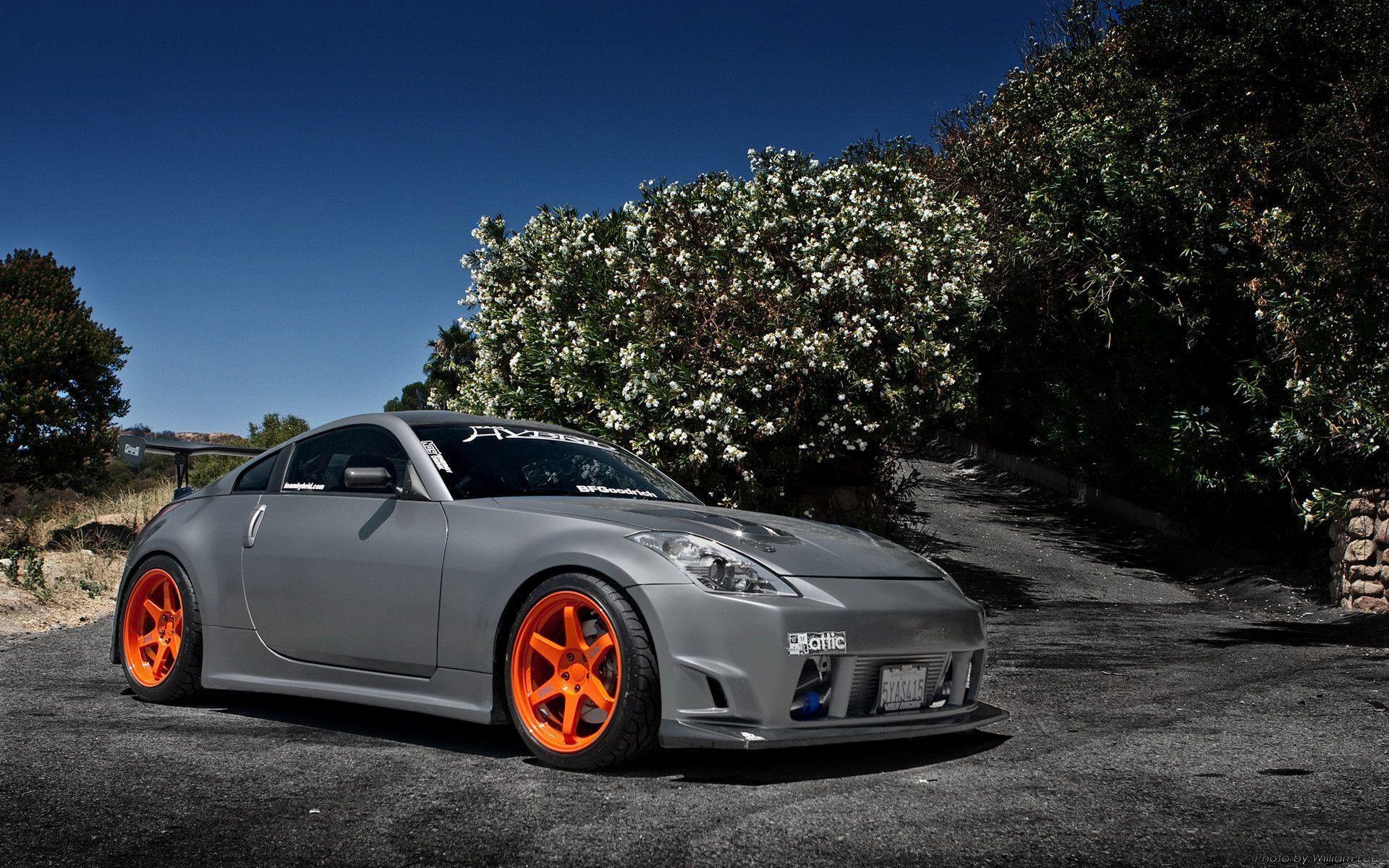 Wallpapers nissan, 350z, tuning, black, nissan
