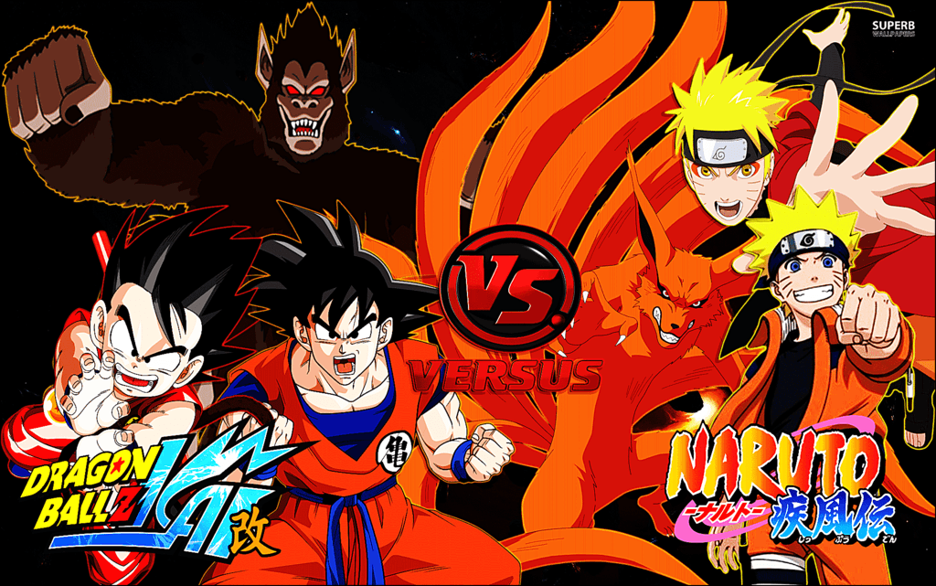 Goku Vs Naruto by DarkUchihaSharingan
