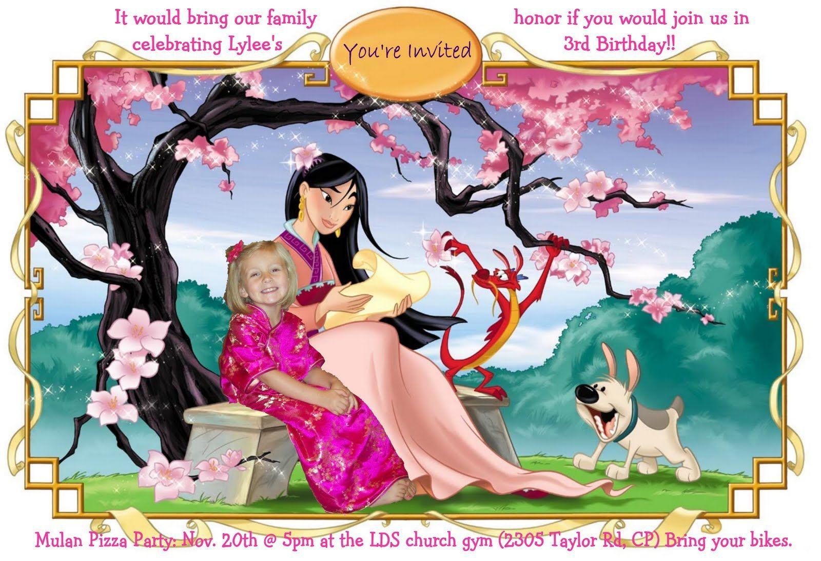 The Hopper Clan: Lylee&;s 3rd Birthday Party: Mulan Style!