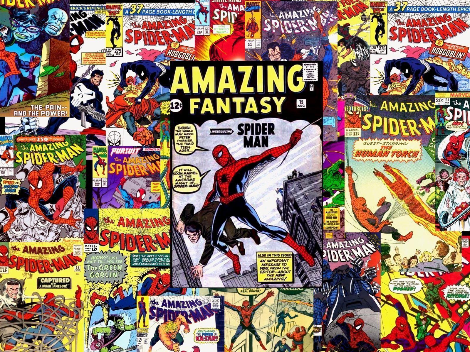 Spiderman Comic Wallpaper Poster Background