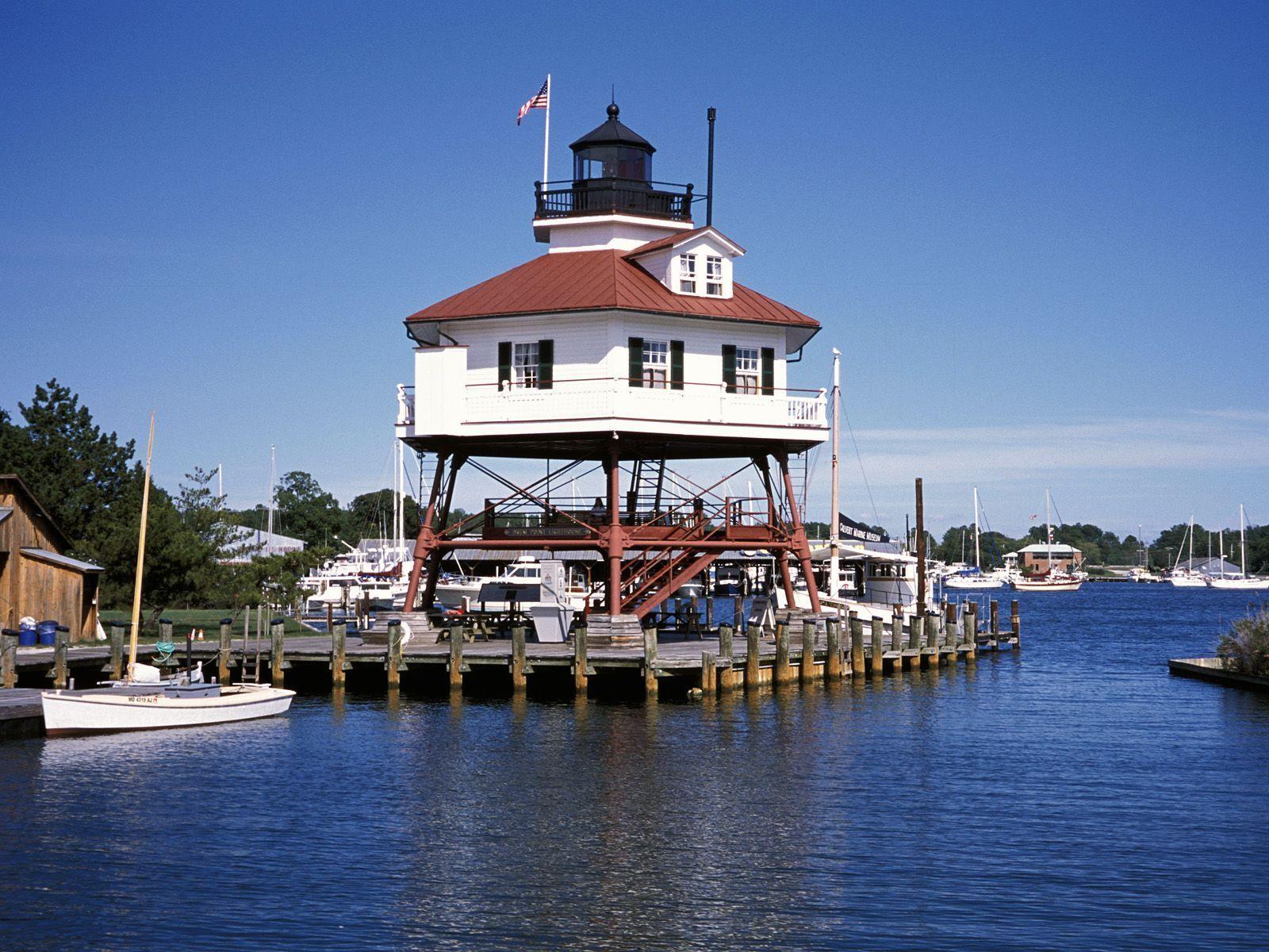 Drum Point Lighthouse, Chesapeake Bay, Maryland.net
