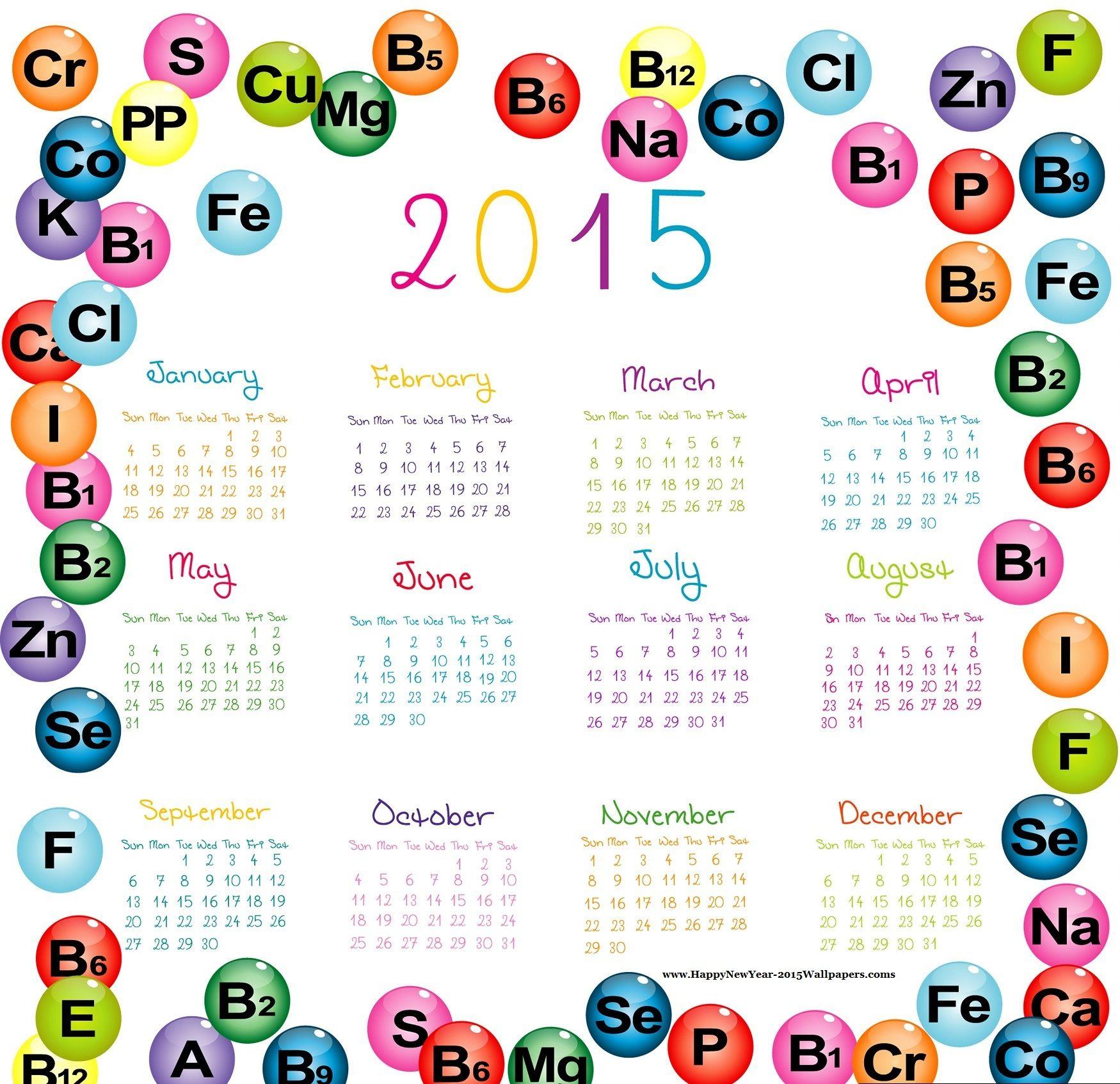 Happy New Year 2015 HD Calendar Wallpaper. Happy New Year 2015