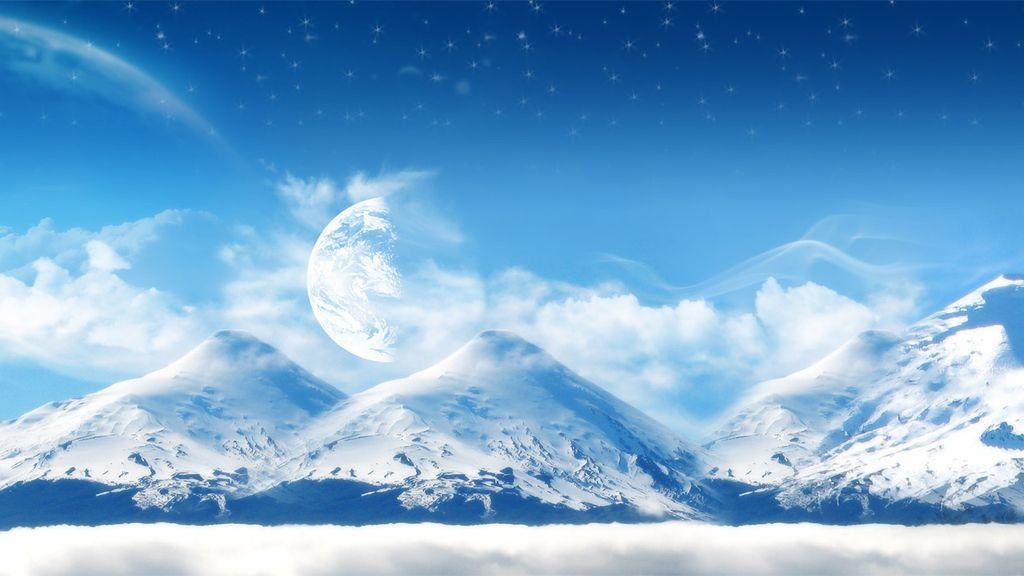 Nice Desktop Background Snow Storm Sky. HD Desktop