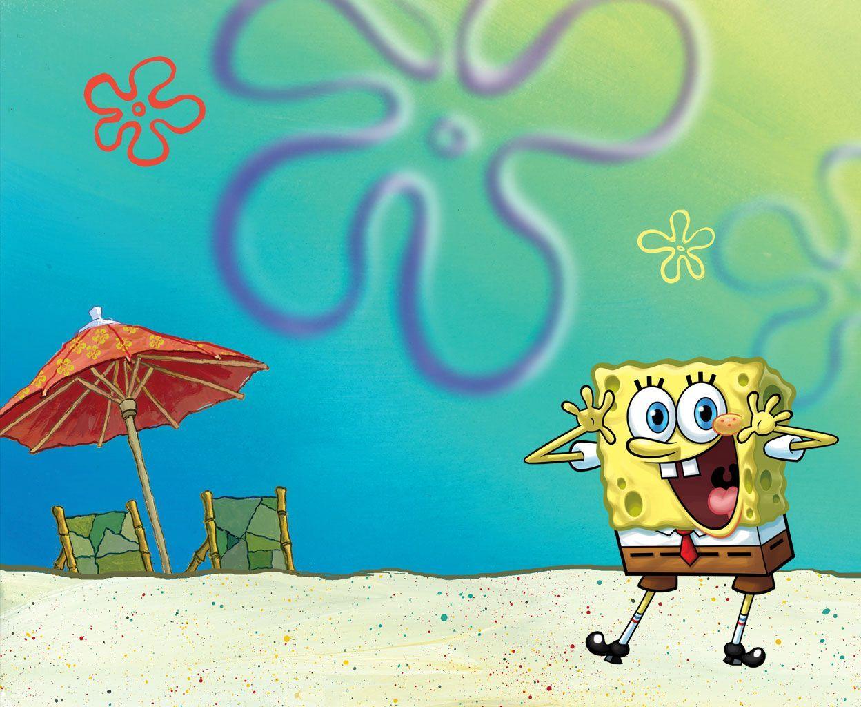image For > Background Powerpoint Spongebob