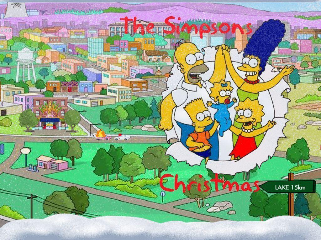 Simpsons Christmas 23843 Simpsons Wallpaper