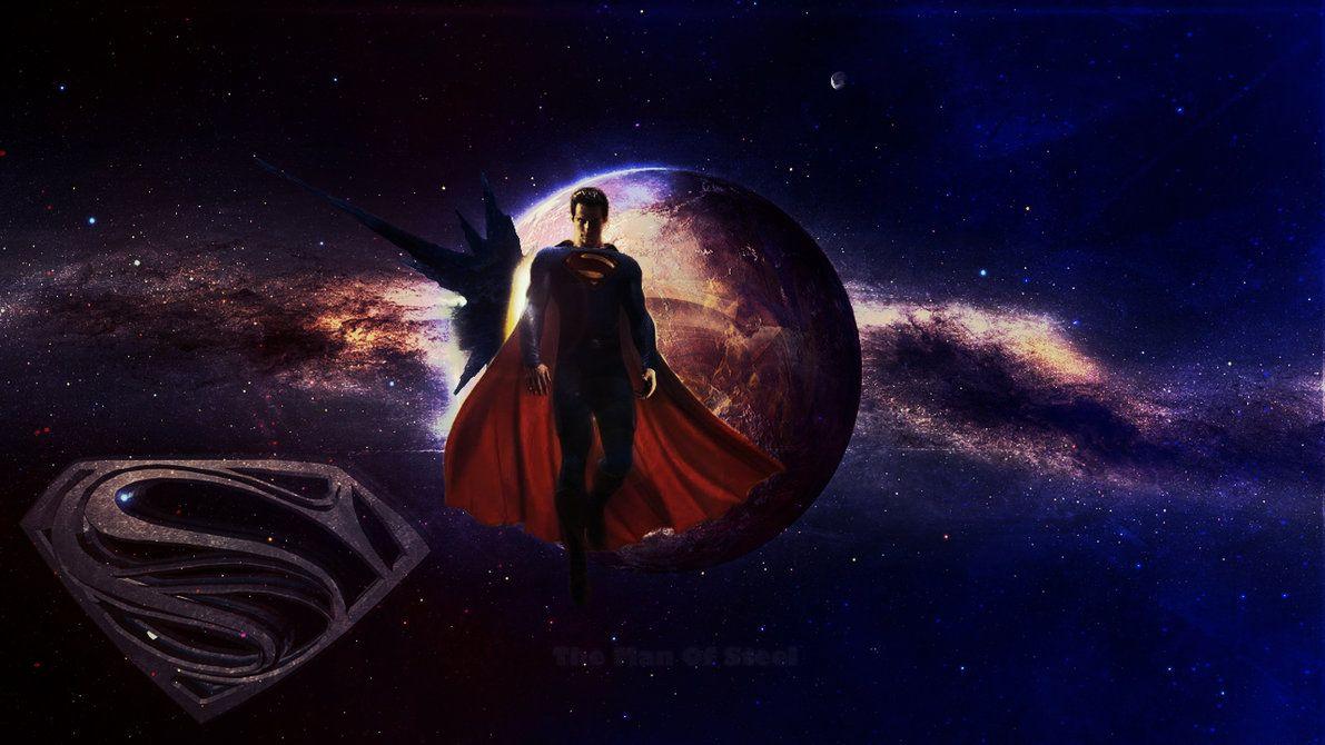superman in sky