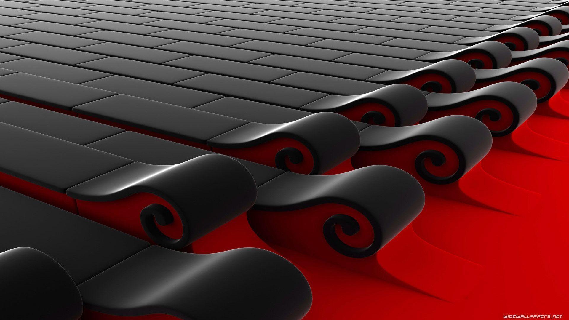 3D Black Red Wallpapers HD : TimeDoll