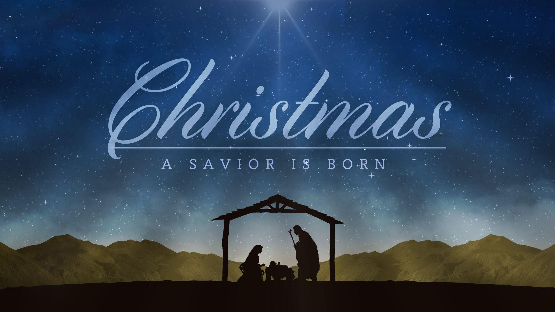 Christmas Nativity Background Image