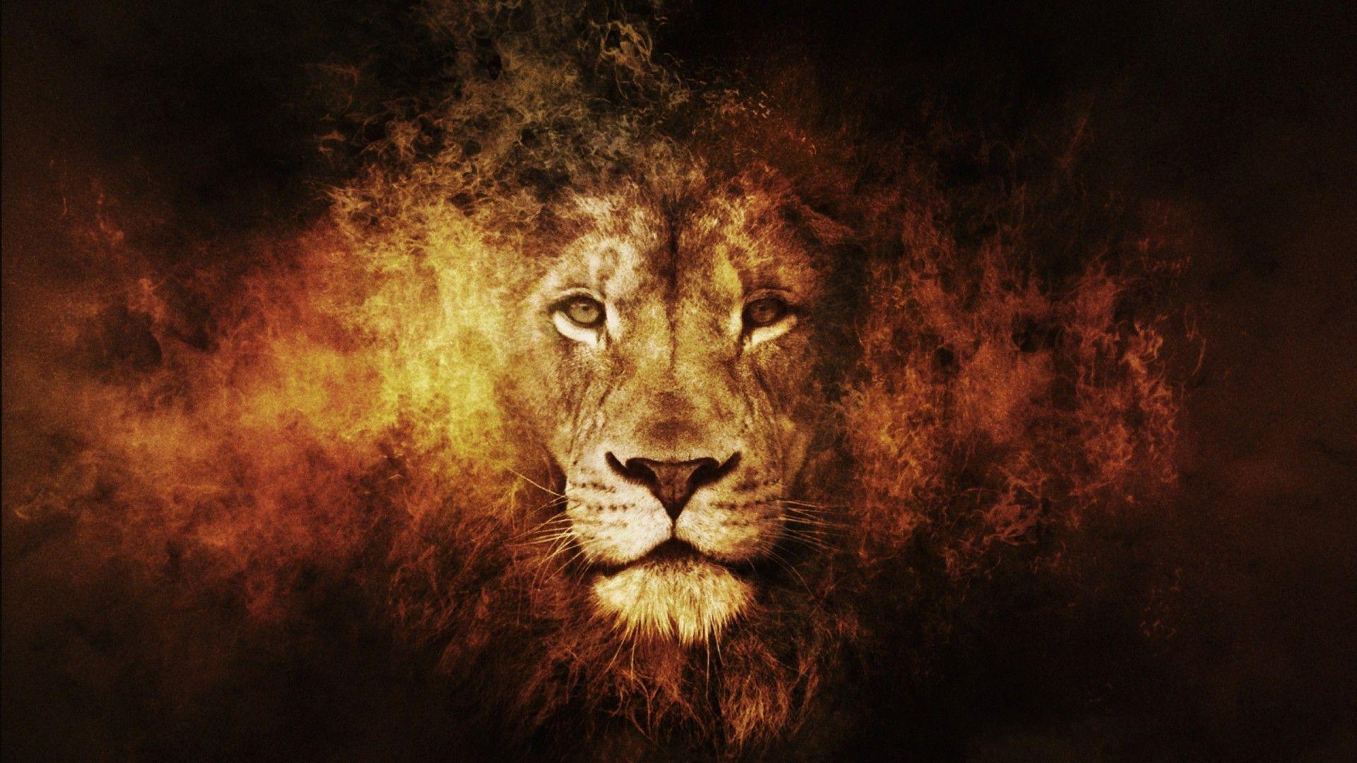 Fire King Artwork Lion