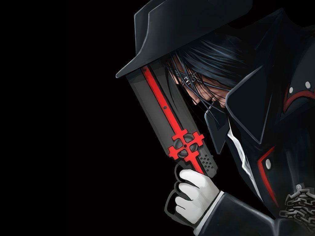 anime men, anime, Gungrave, gun, chains, weapon, at gunpoint, dual wield |  1280x960 Wallpaper - wallhaven.cc