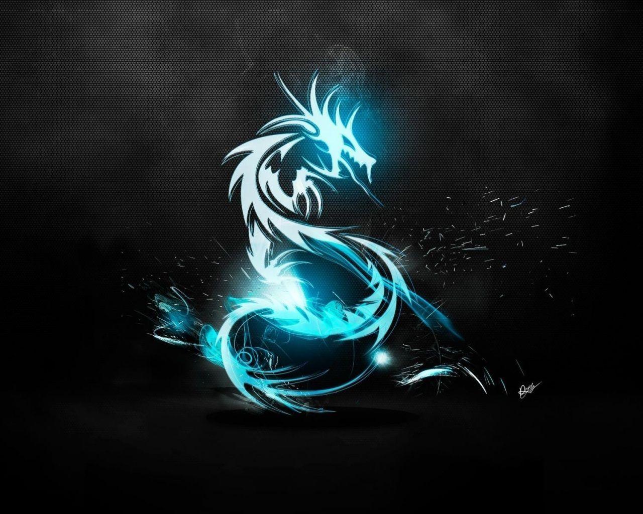 Blue Dragon Art Wallpaper