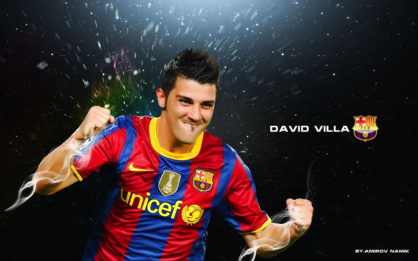 David Villa FC Barcelona Wallpaper Villa Wallpaper