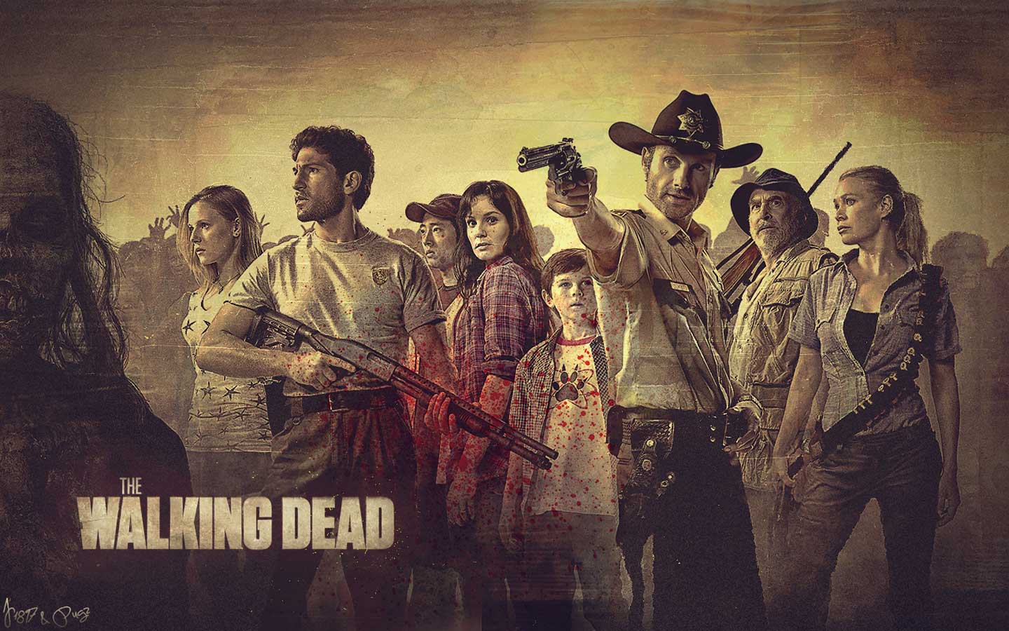 The Walking Dead Free Wallpaper