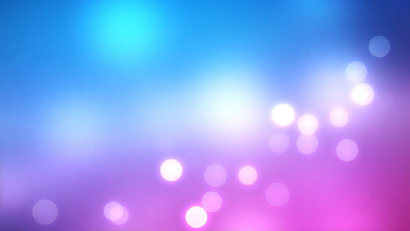 Blue and Purple Bokeh lights desktop PC and Mac wallpaper