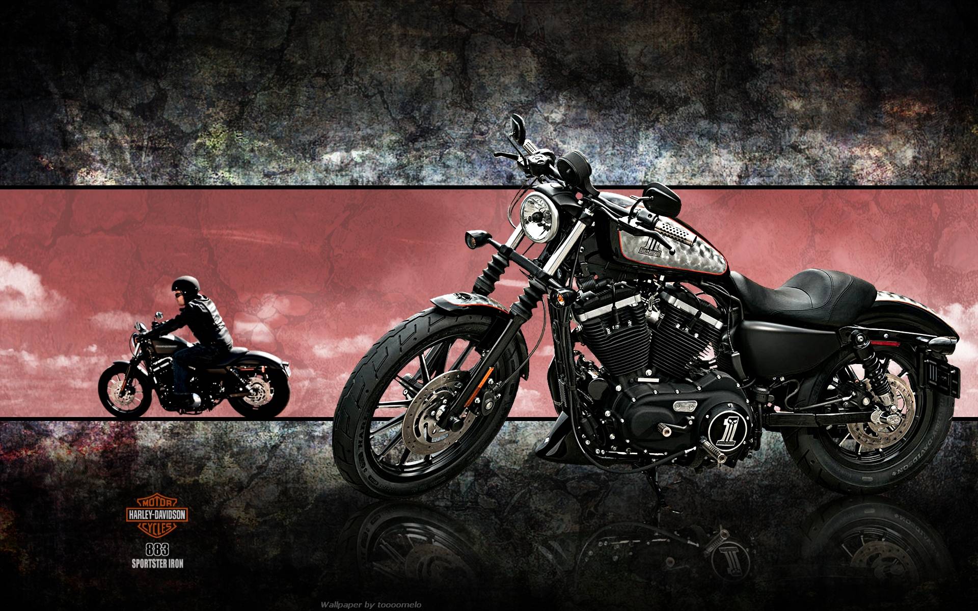 Harley Davidson XL883N Iron 62712 Motorbikes Wallpaper