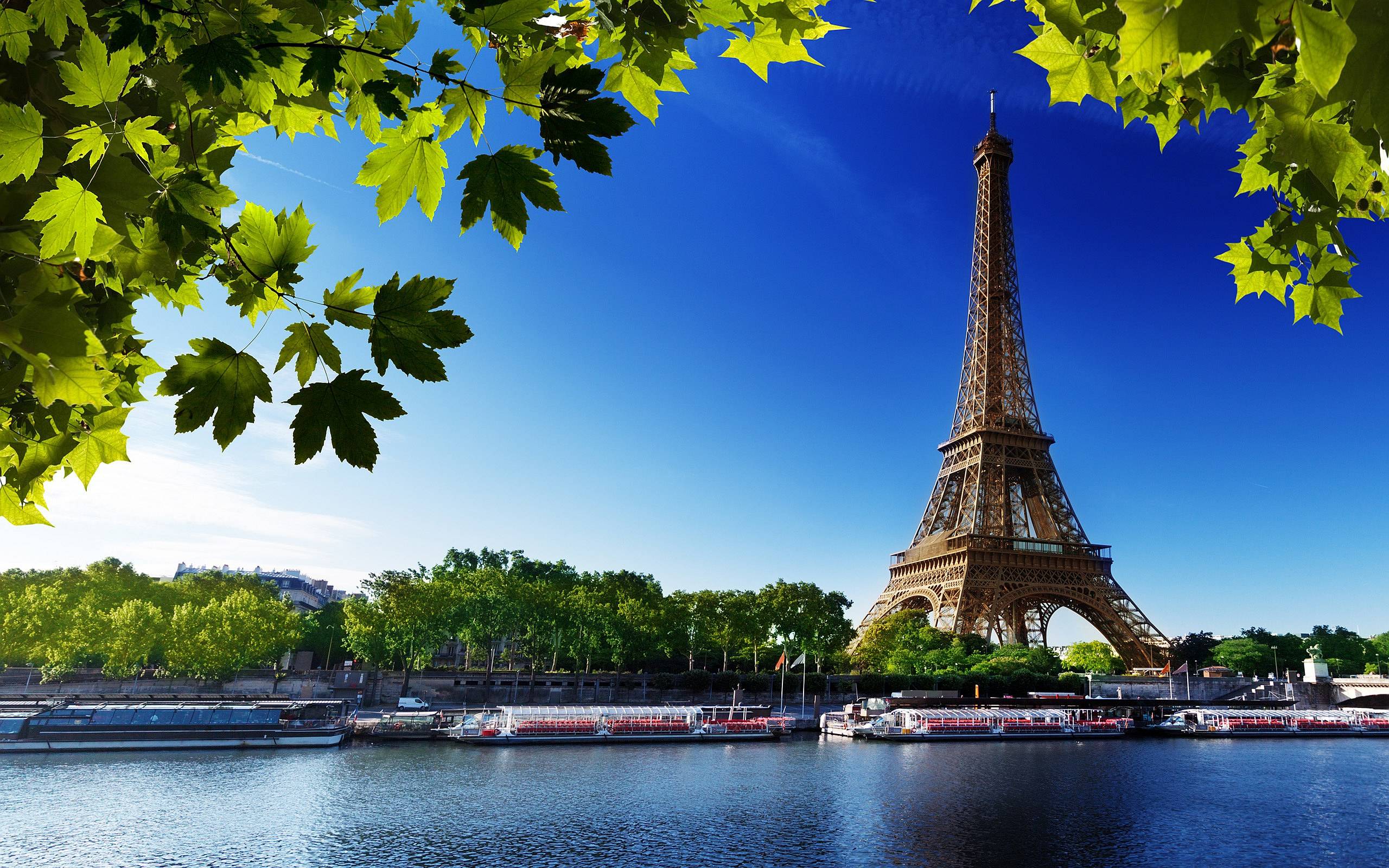 Eiffel Tower Summer Summer HD Free Wallpaper Background Image