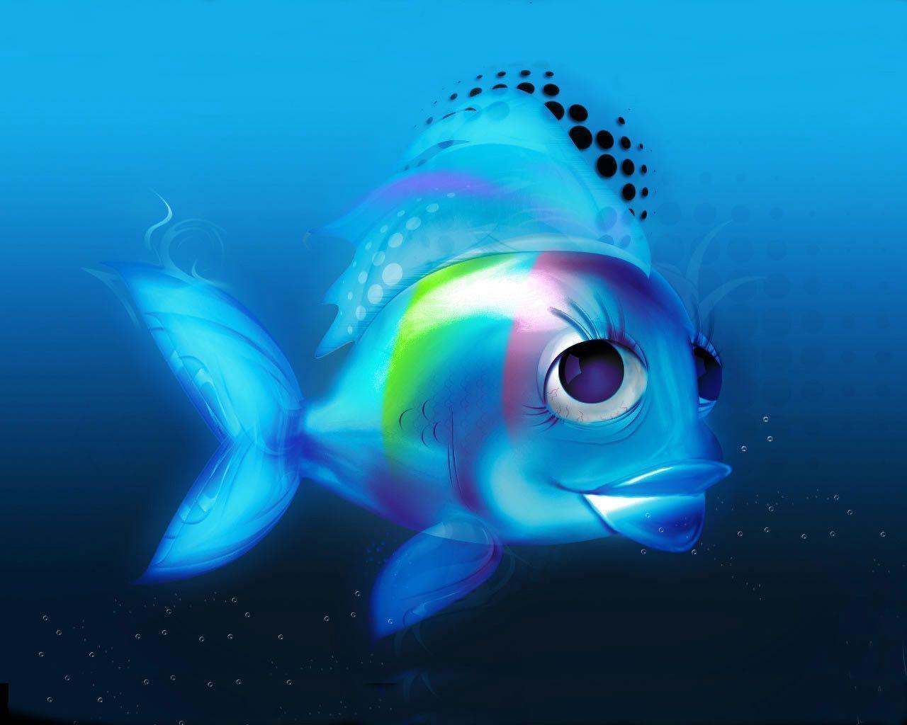 Wallpaper For > Cool Fish Background