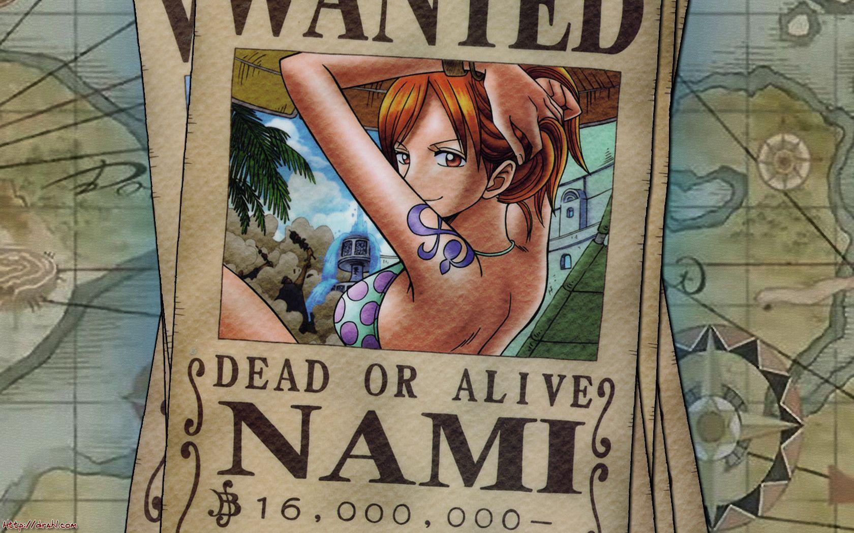 Nami Wanted Poster HD Wallpaper Wallpaper. Naviwall