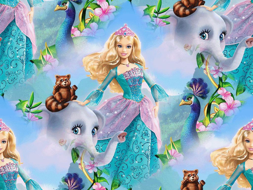 Barbie princess clearance wallpaper