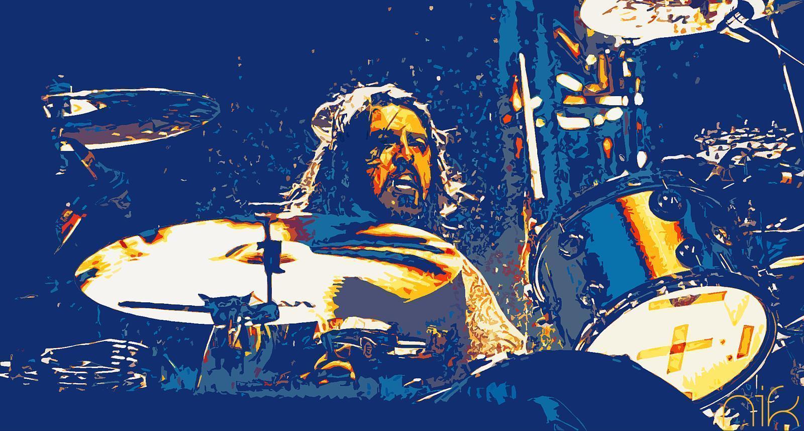 Dave Grohl on Drums