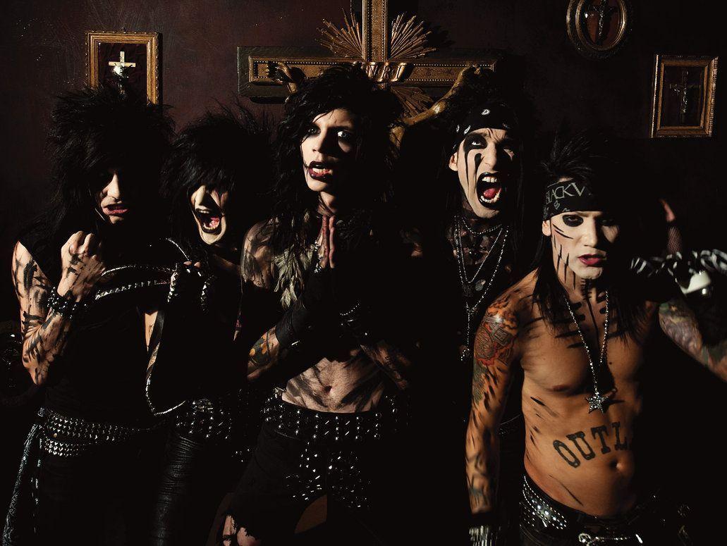 Glamorous Beautiful Black Veil Brides Wallpaper Ii