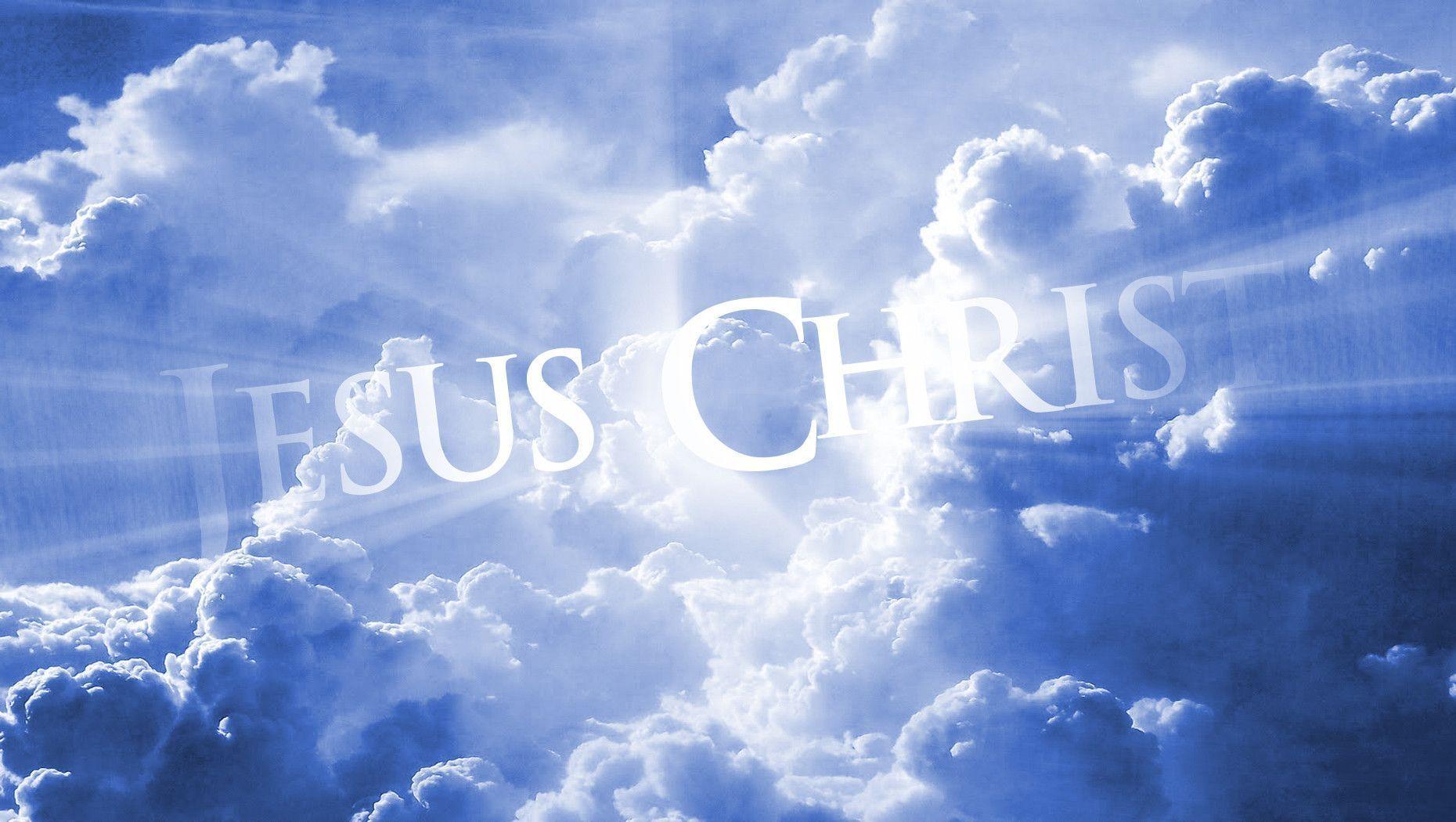 Download Jesus Christ Sky Christian Wallpaper 1860x1050. HD