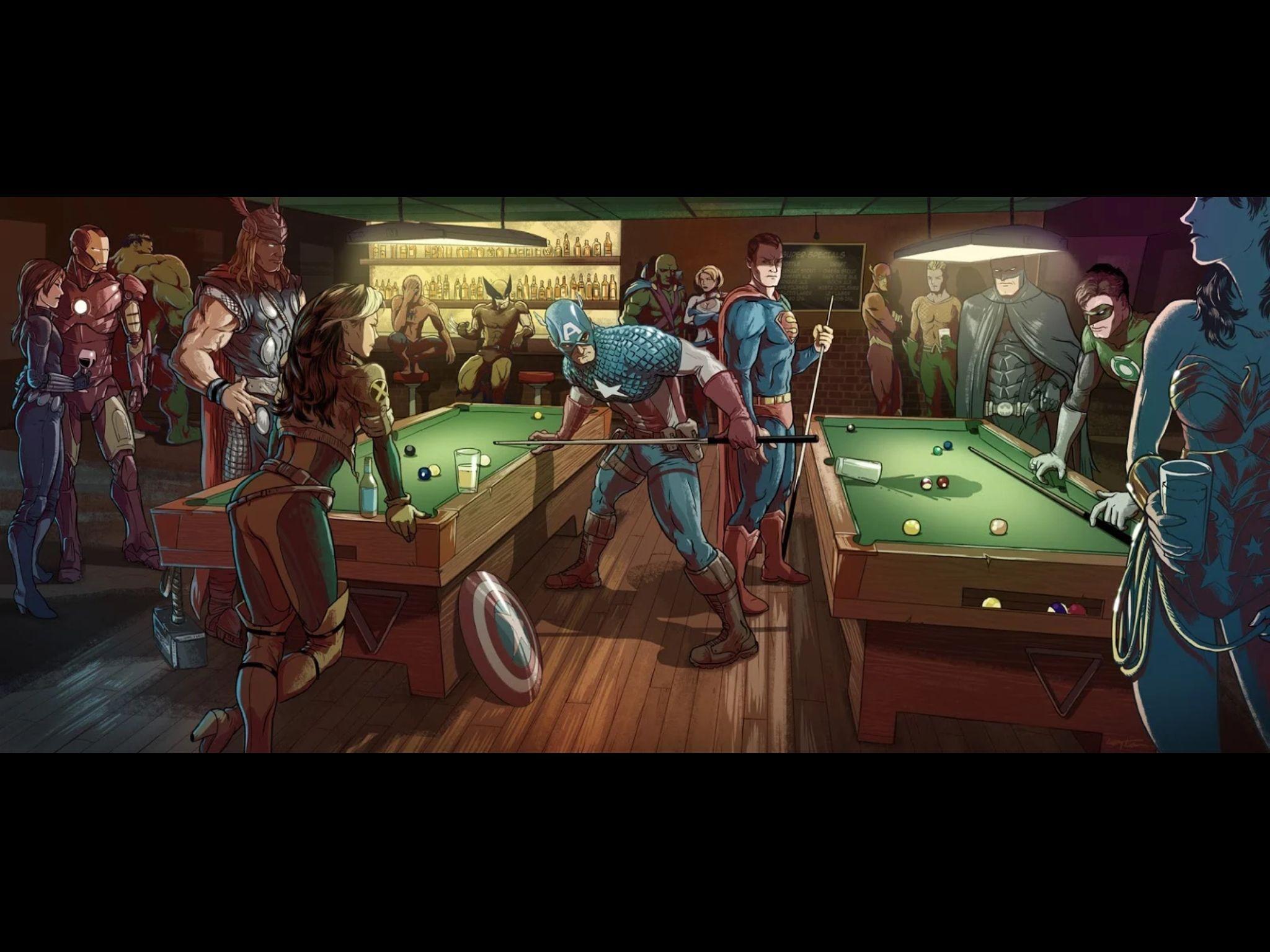 Marvel vs DC: Who Wins in a Bar Fight?