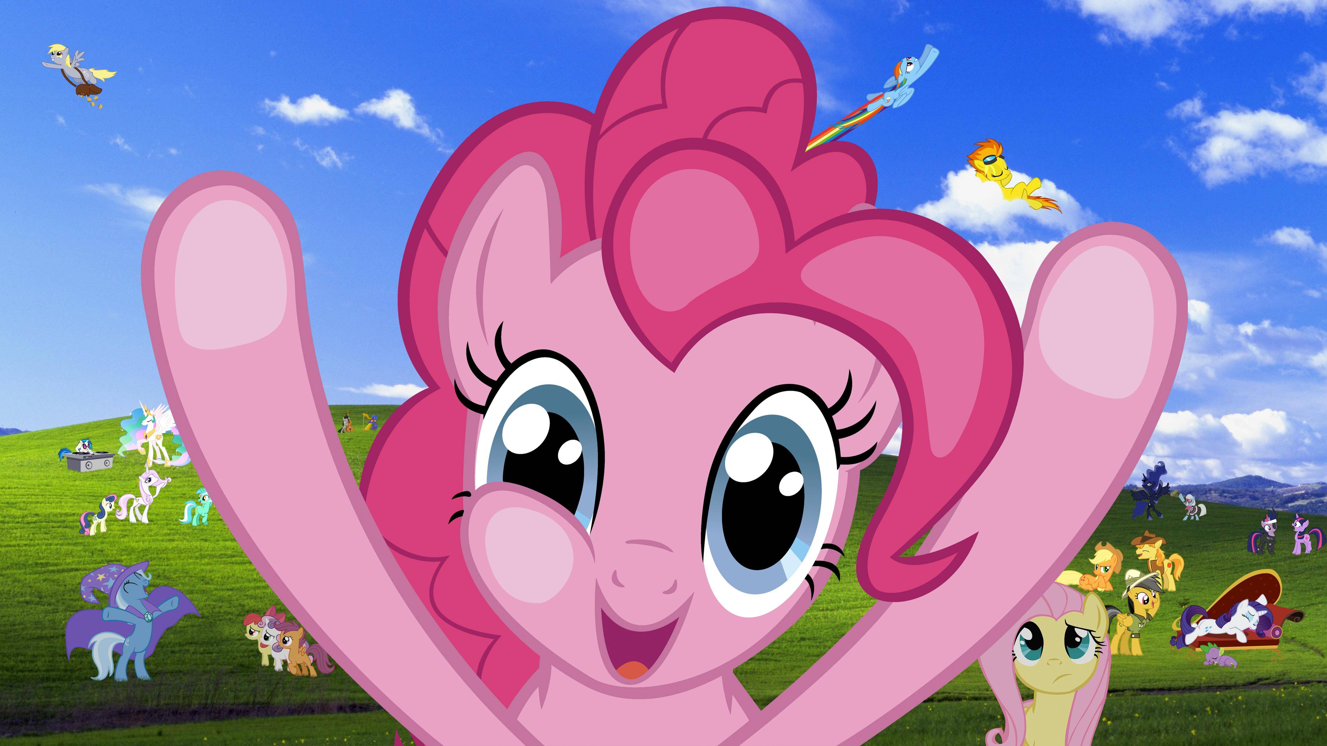 Windows Pony Wallpaper Pinkie Pie Version
