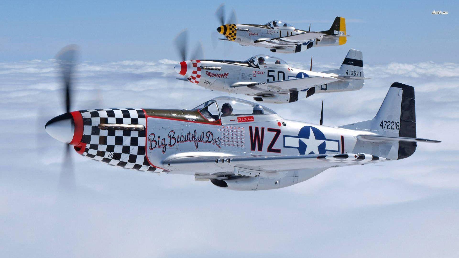 P 51 Mustang Wallpaper HD Background 9 HD Wallpaper