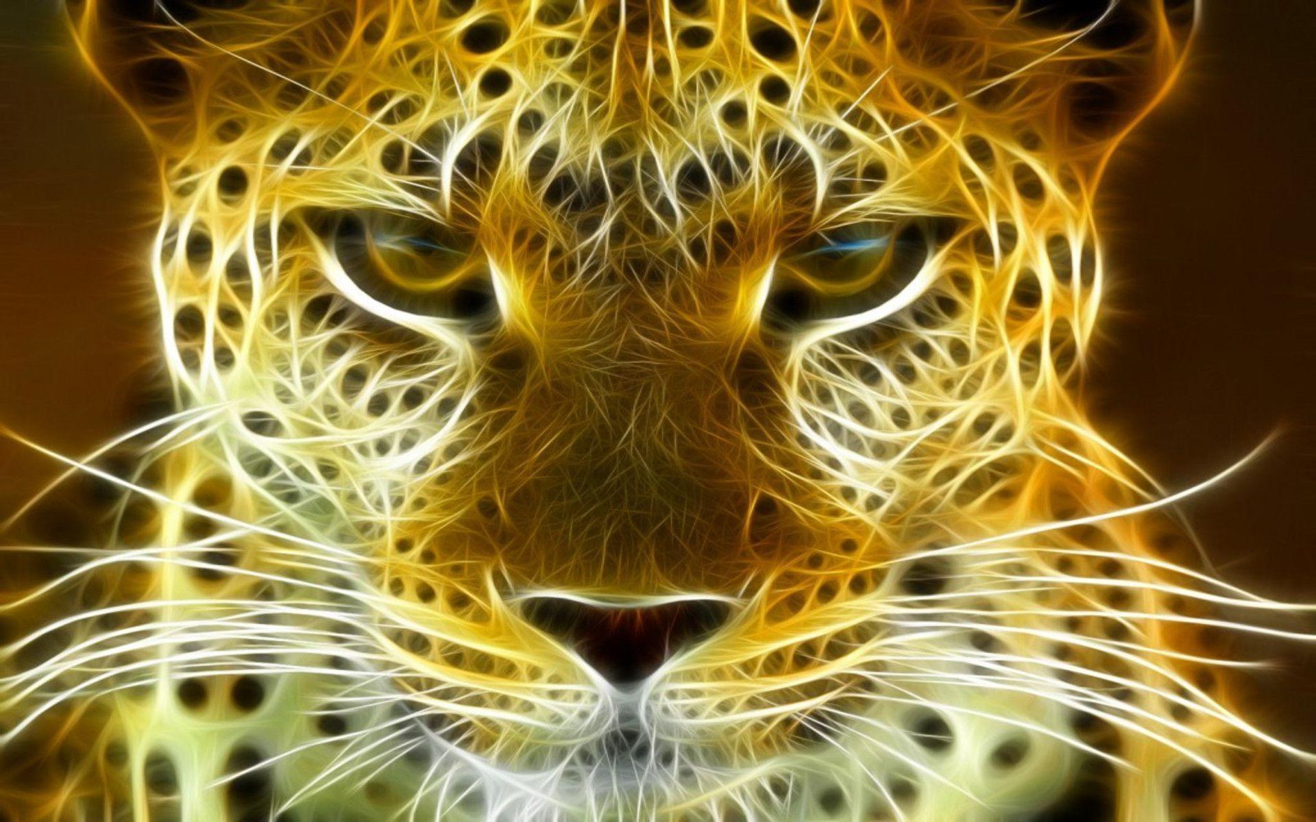 3D Leopard Free Picture