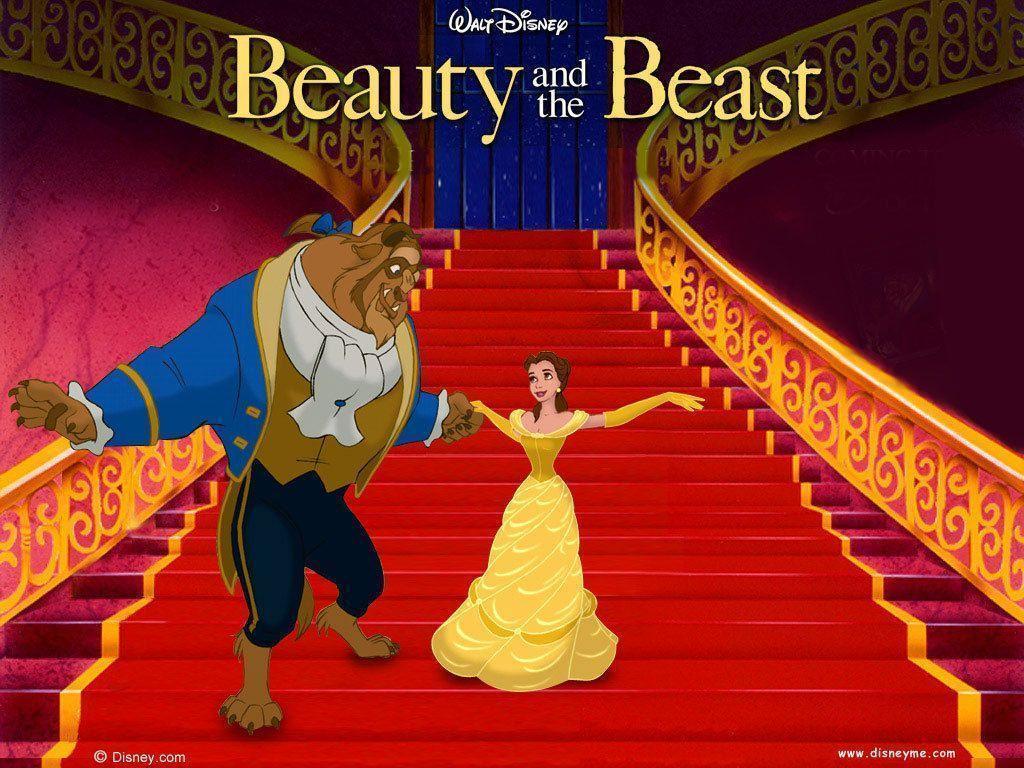 Classic Disney Beauty and the Beast Wallpaper Free For iPhone