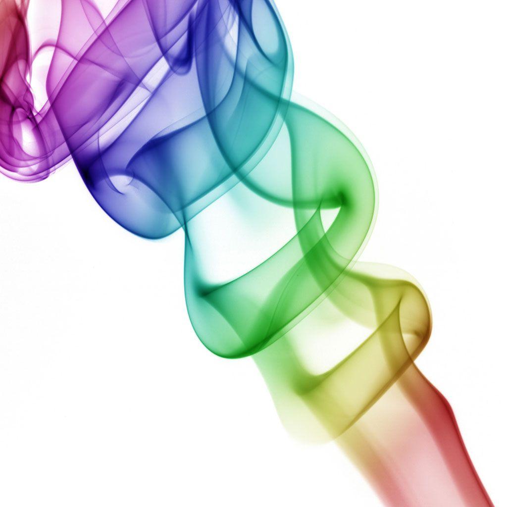 Colorful smoke iPad background